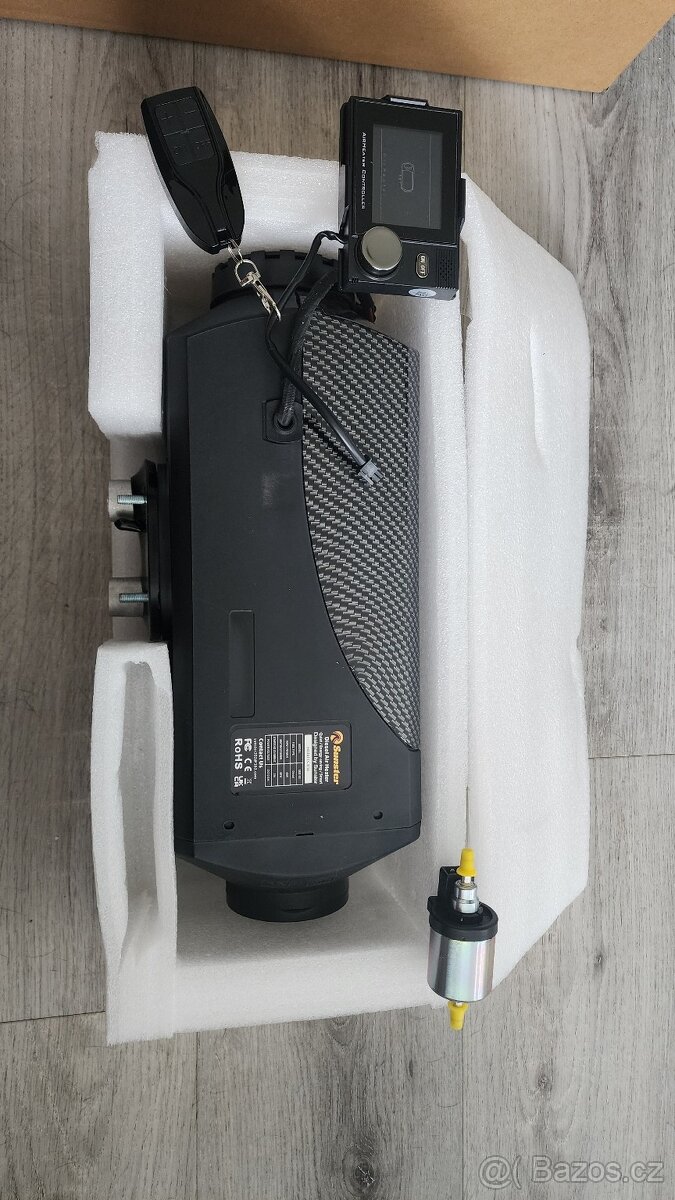 Naftové topení 12V – Sunster Smart Heater – nové, kompletní