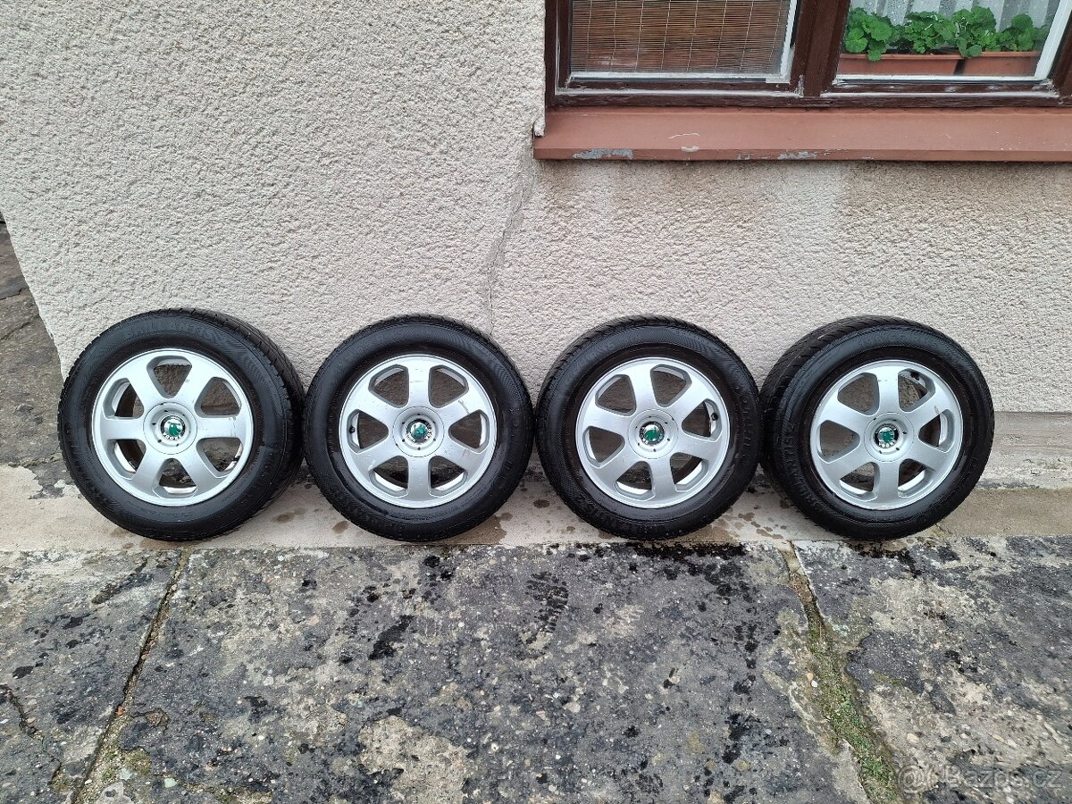 ALU ORIG. ŠKODA 15" 5x100 57,1 Střed