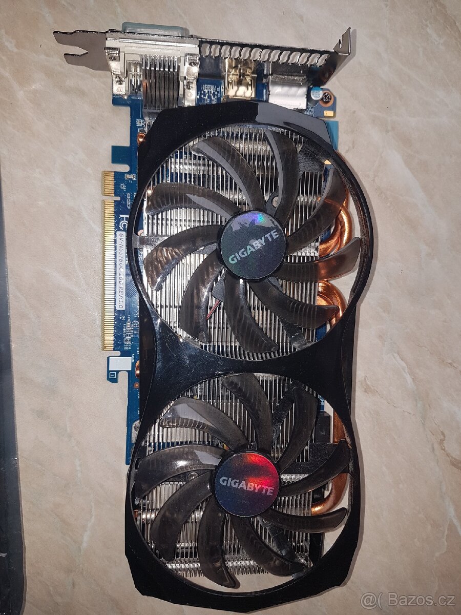 Herni grafická karta Geforce GTX650Ti GIGABYTE N65TBOC-2GD