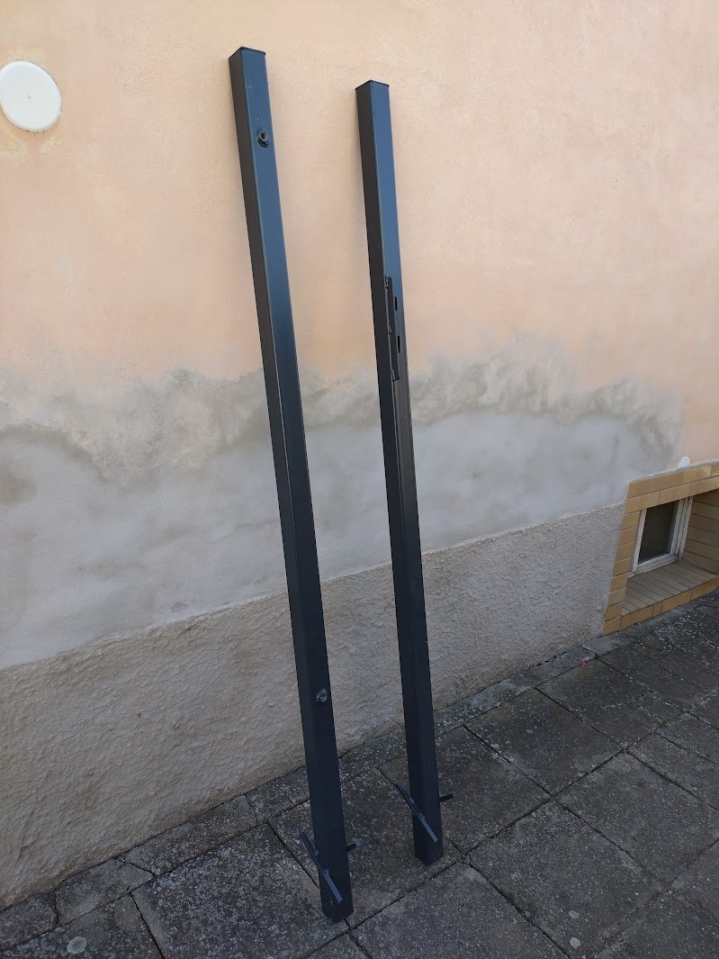 Plotové sloupky k vrátkům- Antracit