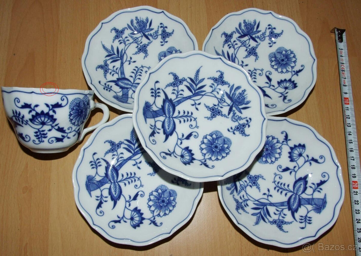 cibulák - porcelánka Dubí z dob ČSSR
