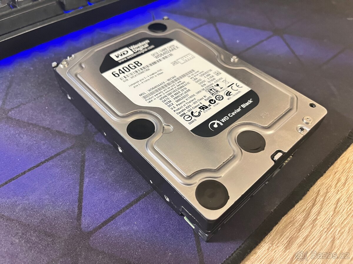 WD Caviar Black 640GB 64MB cache