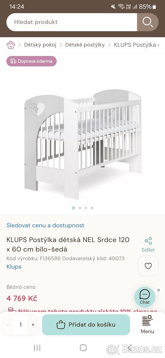 Dětská postýlka