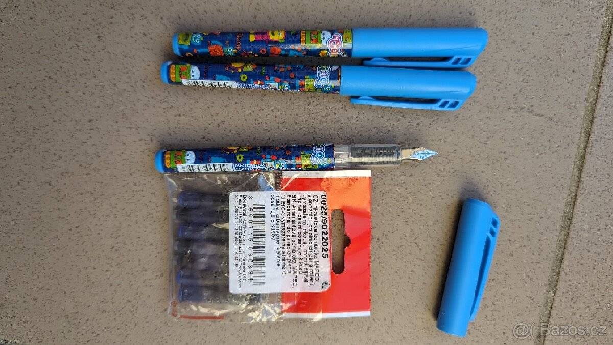 Plnící pera a náhradní bombicky