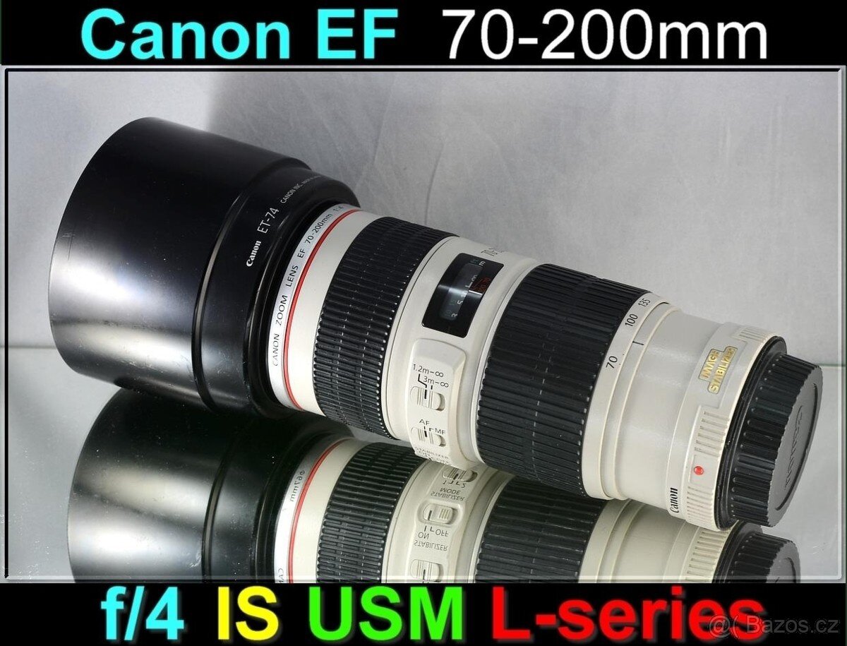 Canon EF 70-200mm f/4 L IS USM Full Frame řady L
