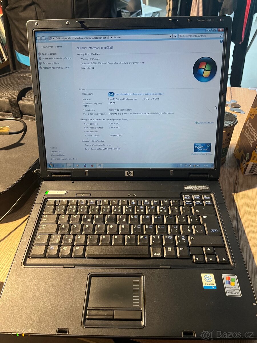 Notebook HP Compaq nx6110
