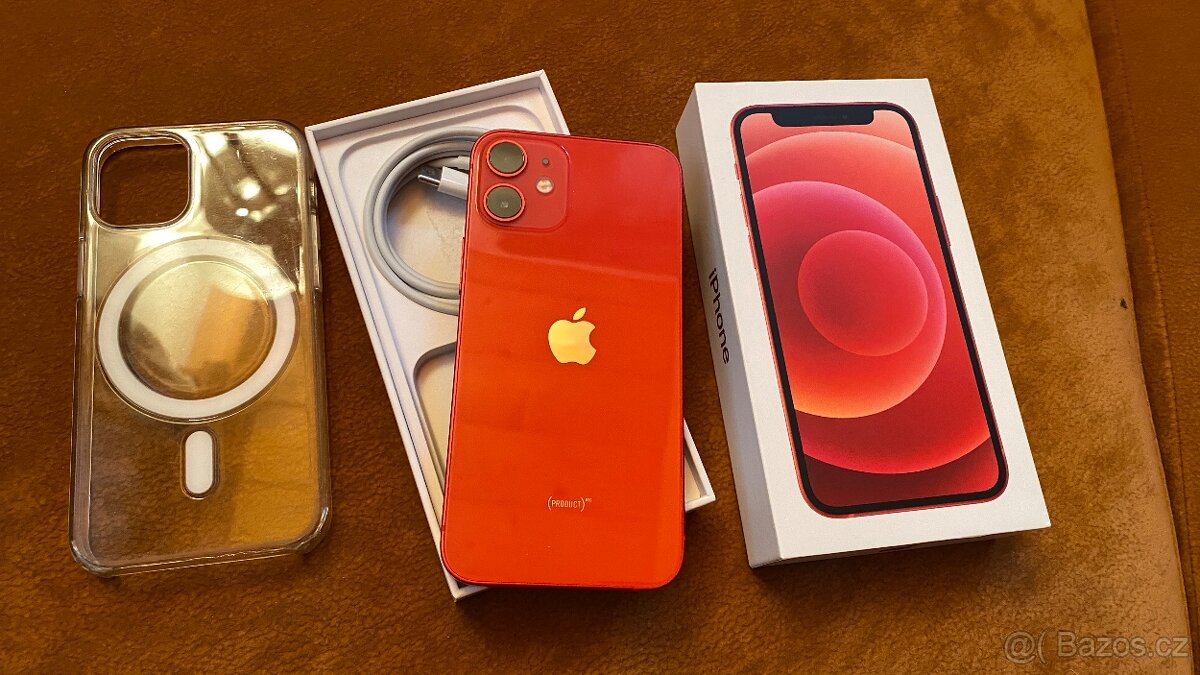 iPhone 12mini 64GB Red, top stav