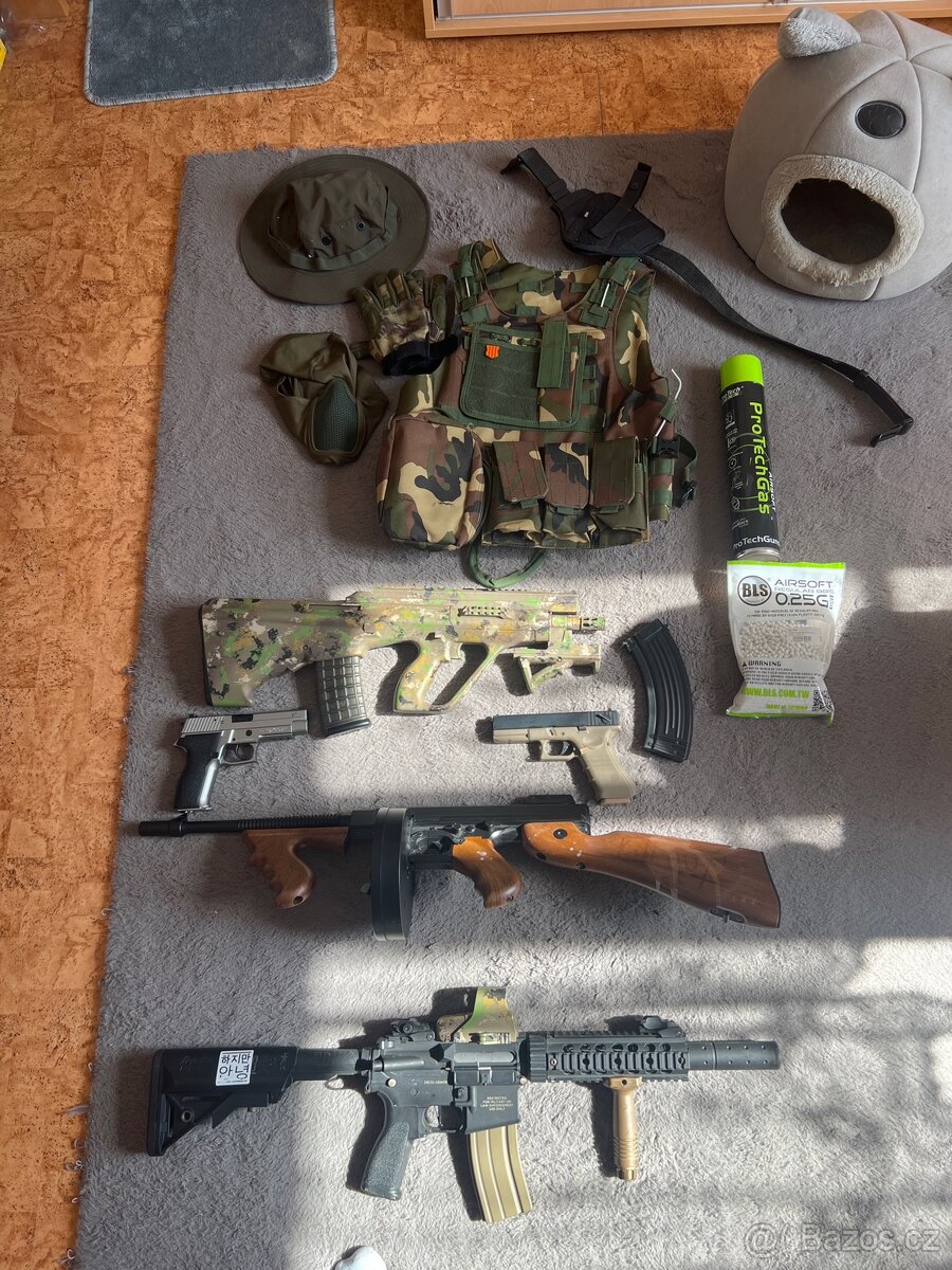 Airsoft vybava a zbrane