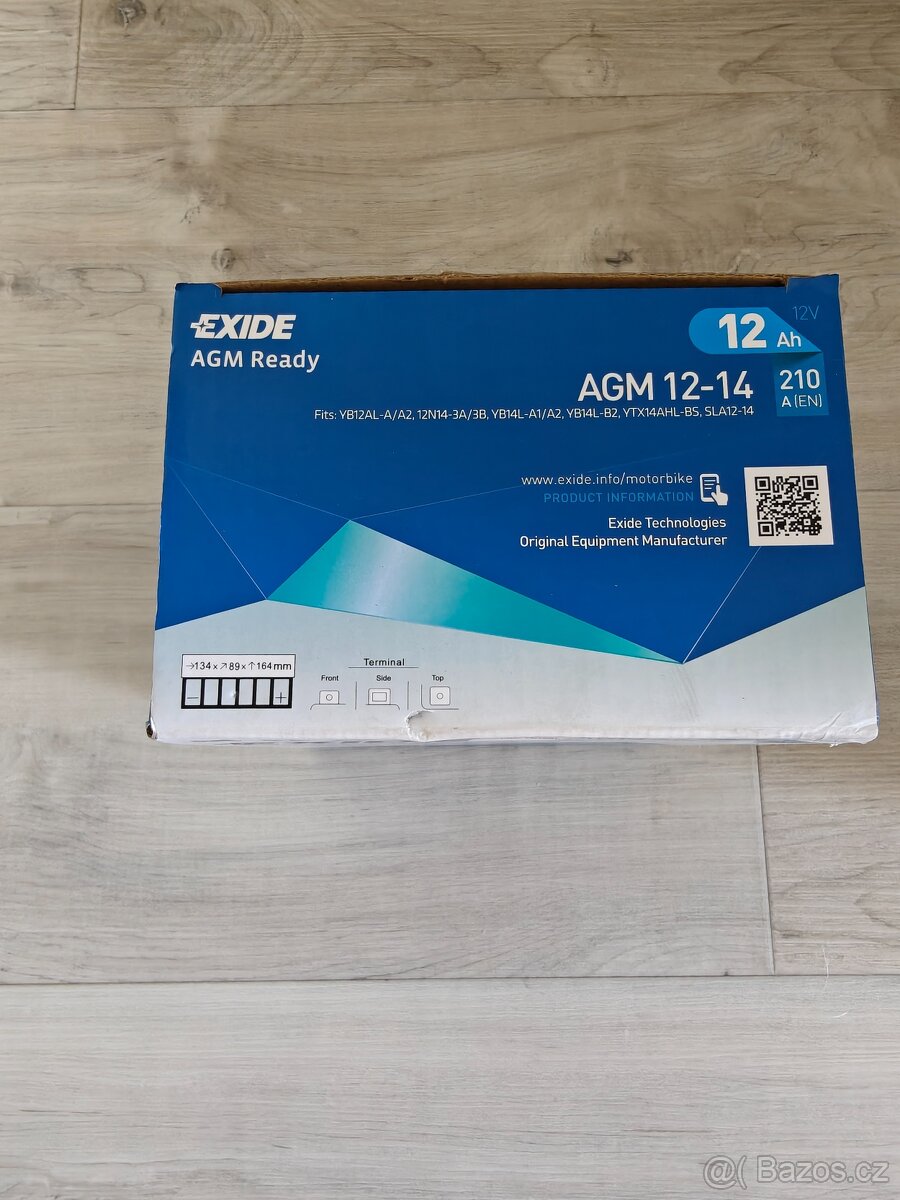 Baterie Exide AGM Ready 12V 14Ah 210A AGM12-14