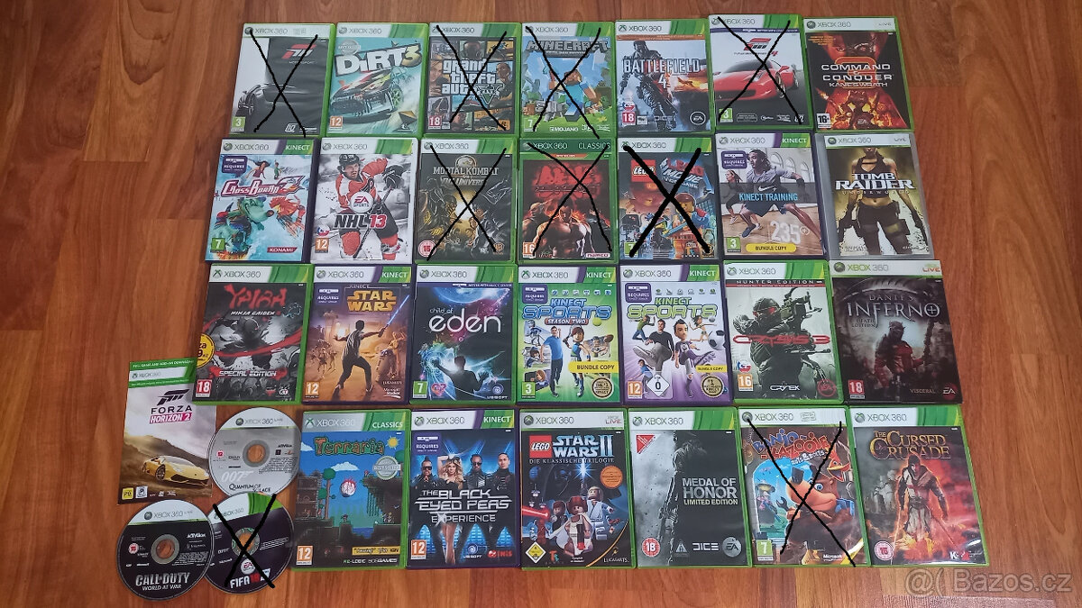 Prodám hry na XBOX 360 část 3