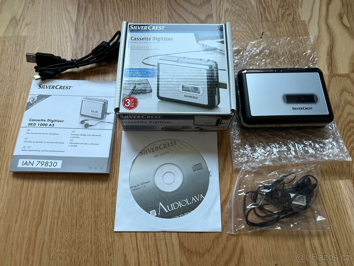 Sada pro digitalizaci audiokazet