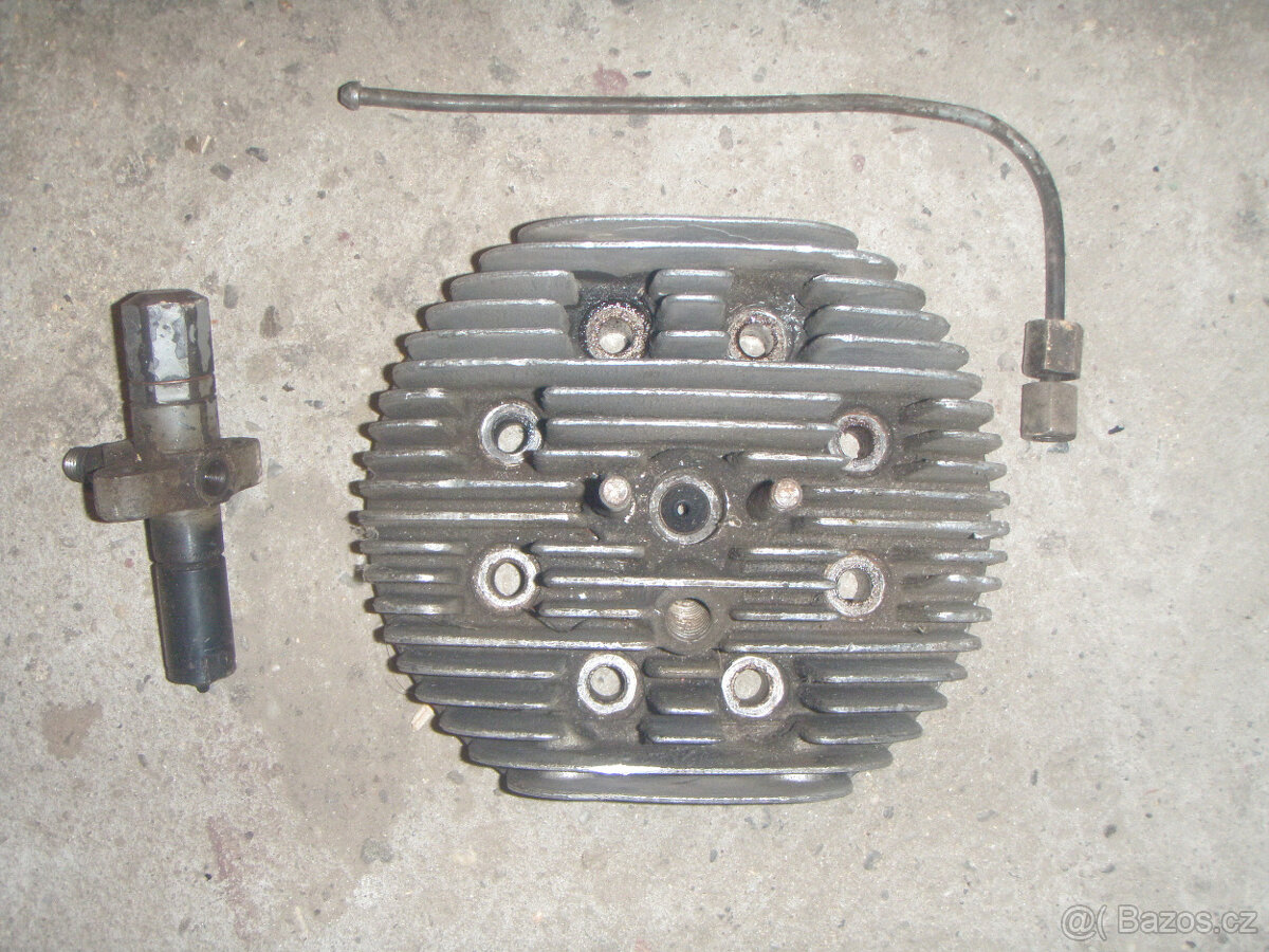 Motor slavia 1D90, TK, Tryska, trubka, hlava s přimý vstřik