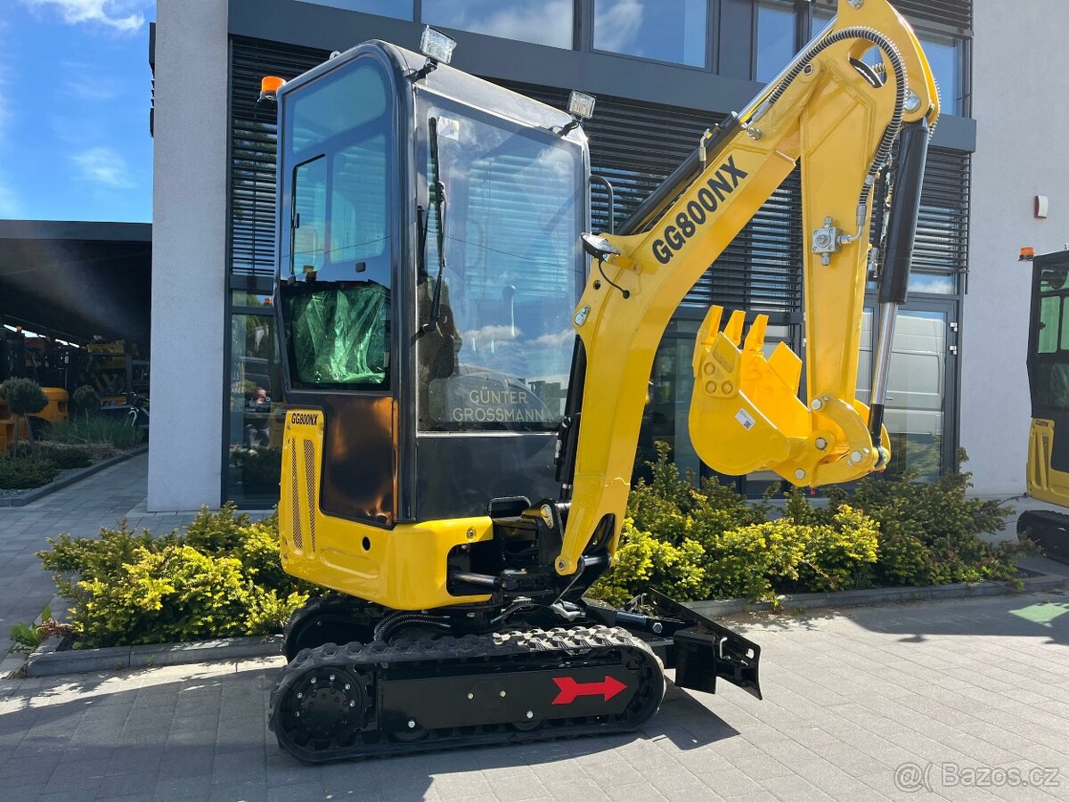 Minibáger GG800NXC-Koncoročná AKCIA + Dovoz GRÁTIS