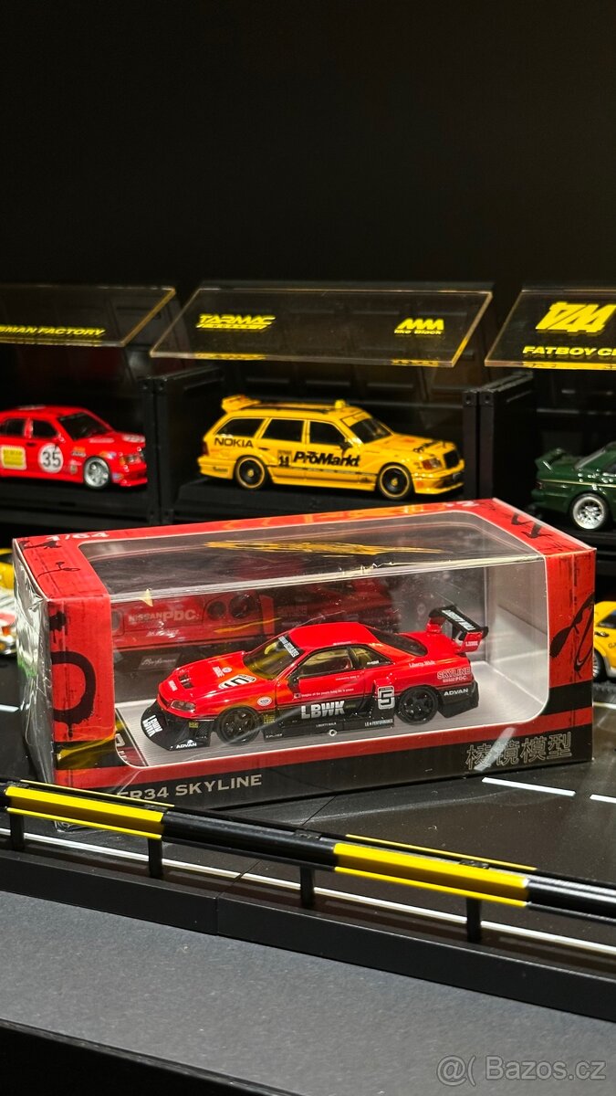 Nissan Skyline er34 gt-r r34 lbwk liberty walk 1:64