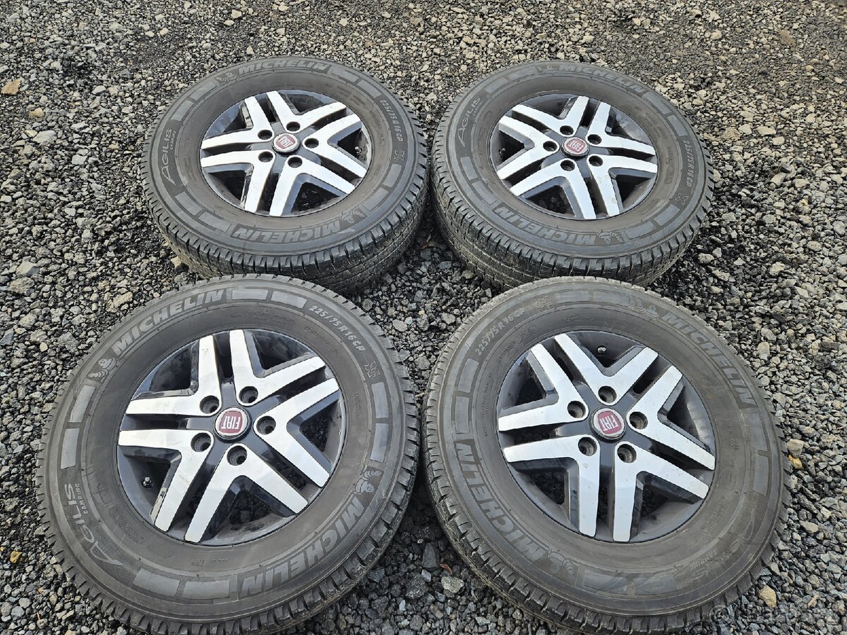 Alu kola Fiat ( Sevel ) 16" 5x130 letní 225/75 R16