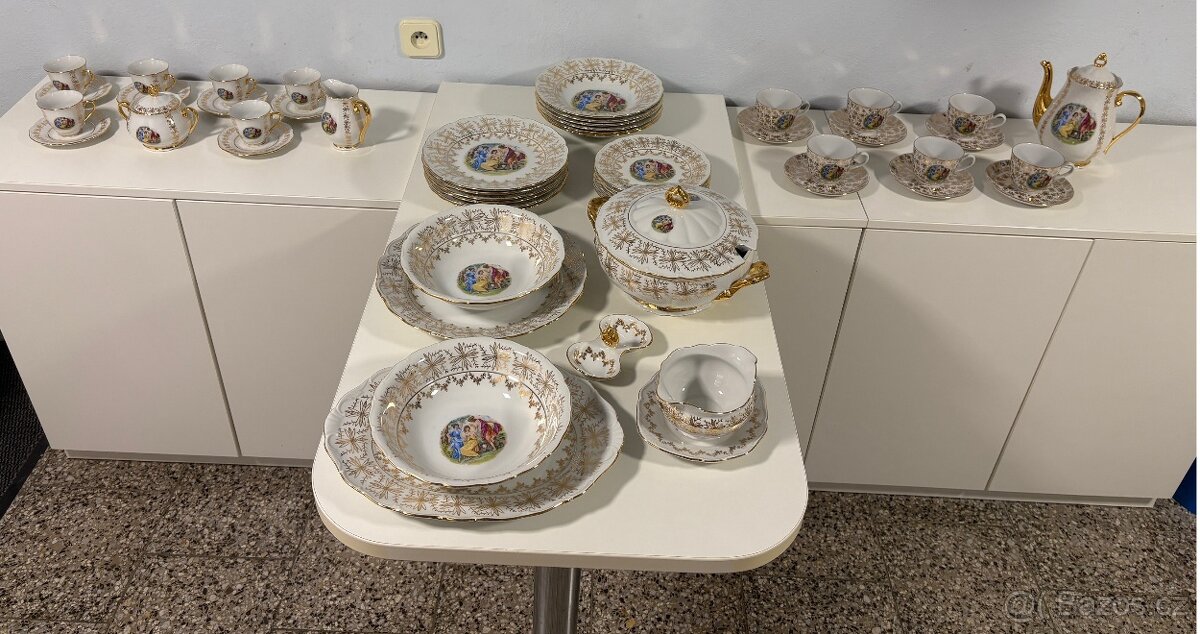 Tři Grácie - polévková, čajová a kávová sada NOVÉ