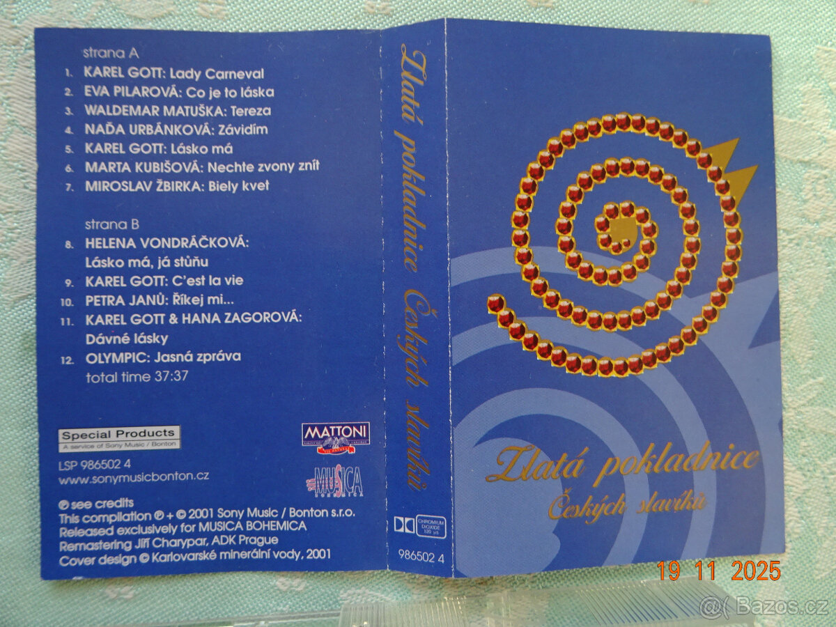 MC kazeta – ZLATÁ POKLADNICE Českých slavíků