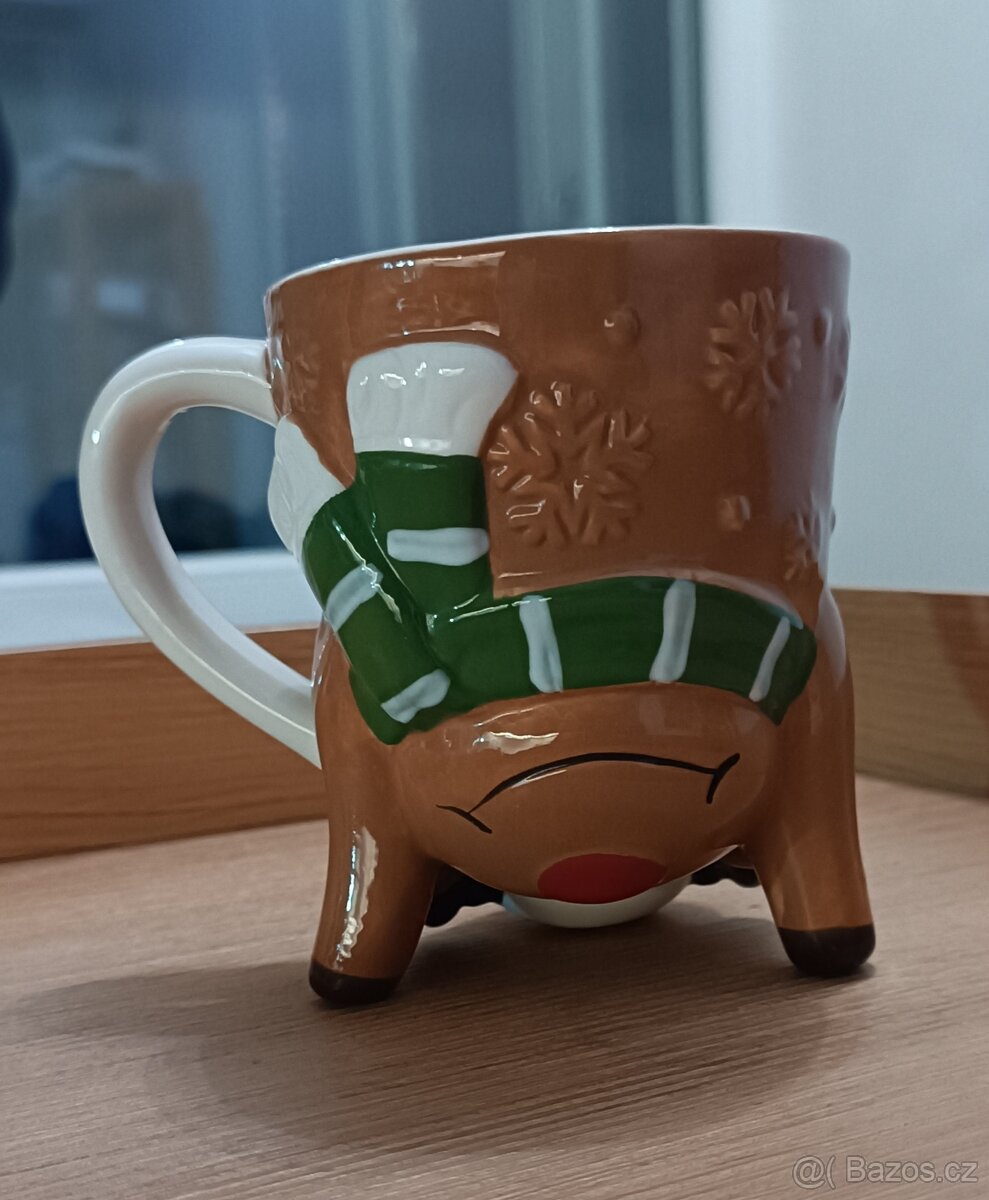 Vánoční hrnek SOB keramika Chrismas 🦌