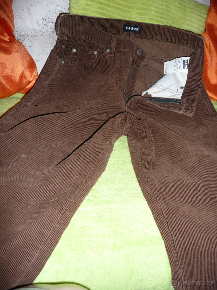 HIS manšestrové dámské kalhoty (rifle, džíny) vel. 40