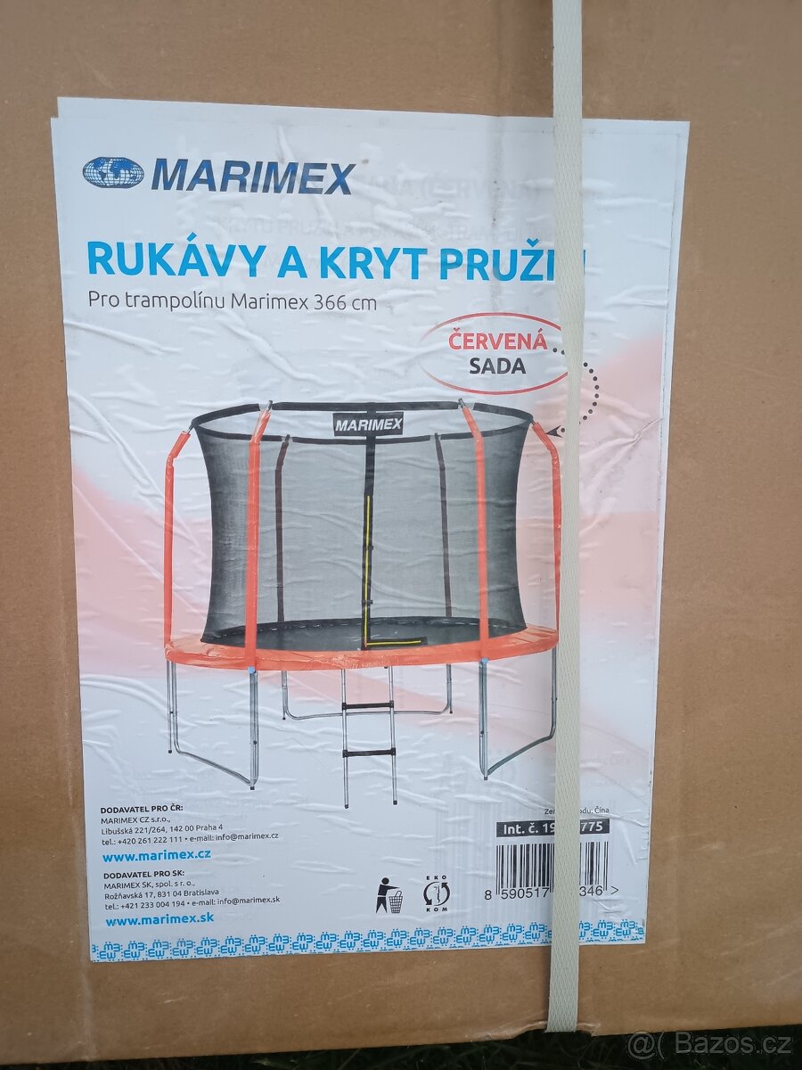 Trampolína - rukávy a limec