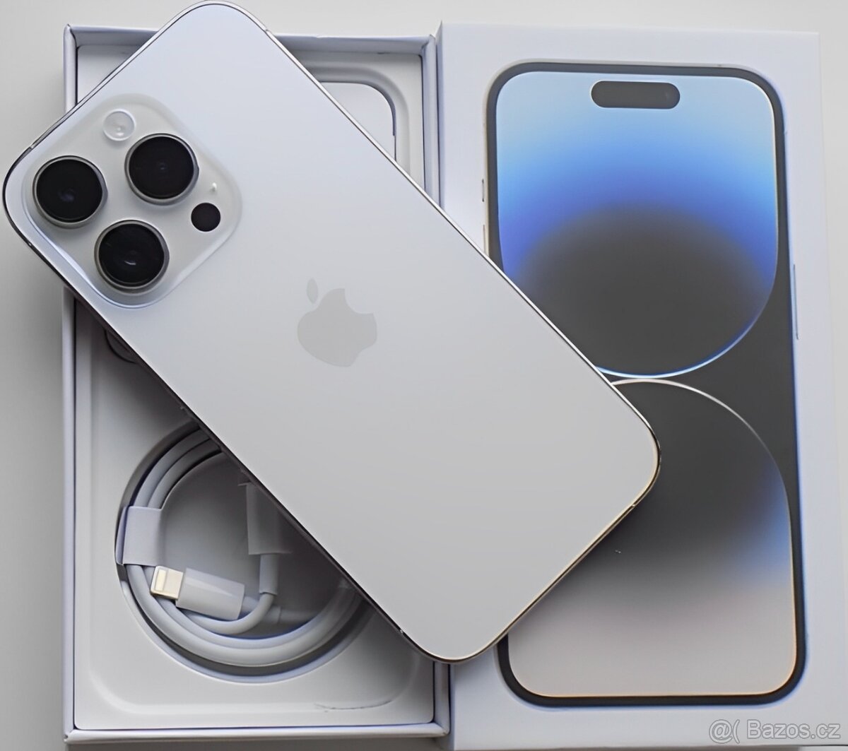 iPhone 14 Pro Silver BATERIE 100% TOP