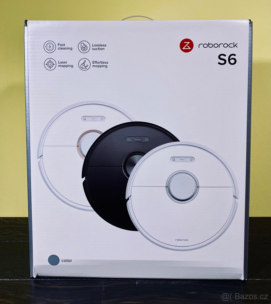 Robotický vysavač RoboRock S6, vysavač + mop-vytírá podlahy
