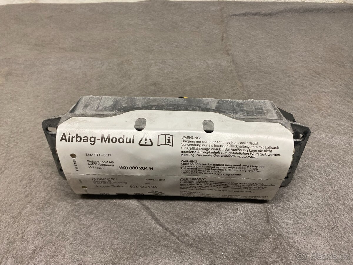 ŠKODA OCTAVIA 2 2004-2013 - AIRBAG SPOLUJEZDCE 1K0 880 204 H