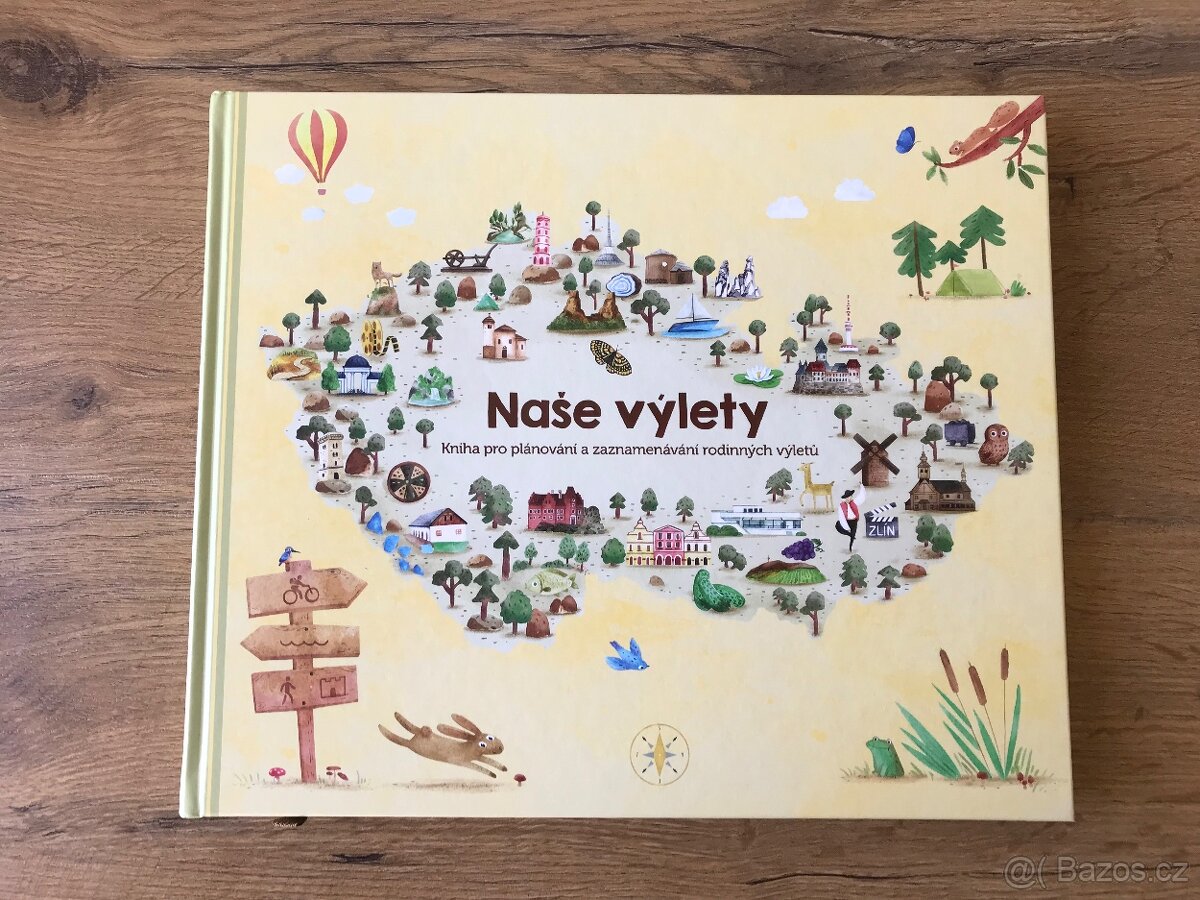 Kniha Naše výlety,nová
