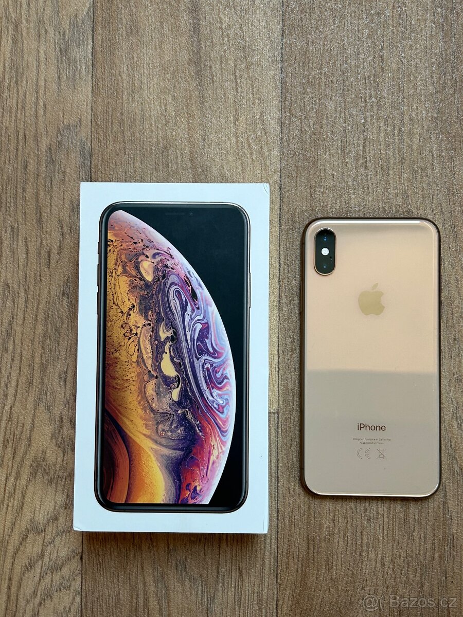 iPhone XS, Gold, 64 GB