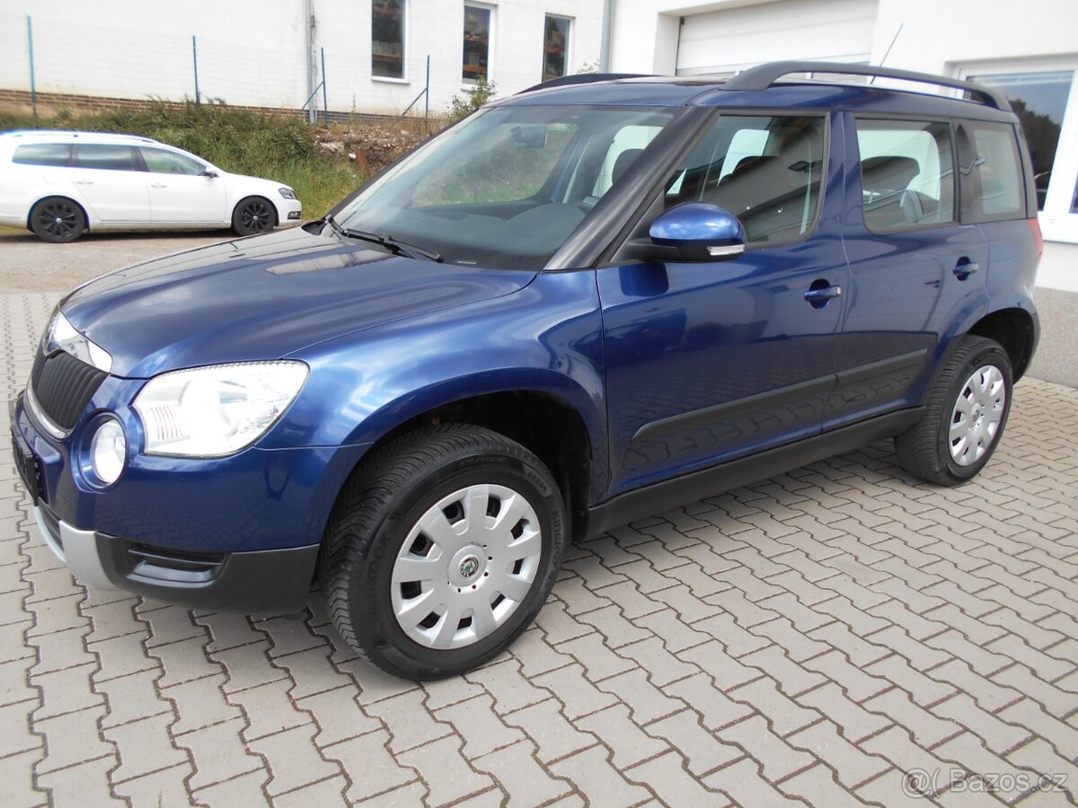 ŠKODA YETI 1.2 TSI 77 KW R.2011 STAV A1 SERVISNÍ KNÍŽKA