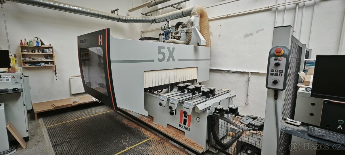 5 osé CNC centrum HOLZHER PROMASTER 7125 R.V. 2018