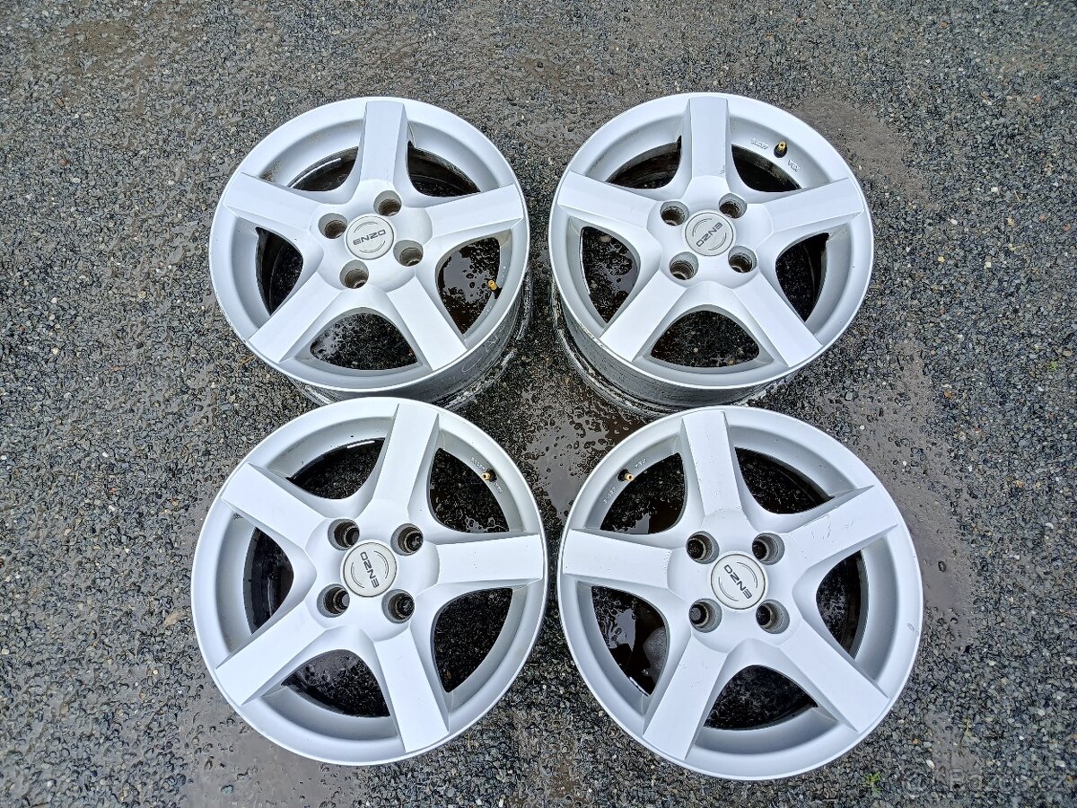 Prodám alu 15" Peugeot Citroen 4x108 6,5Jx15