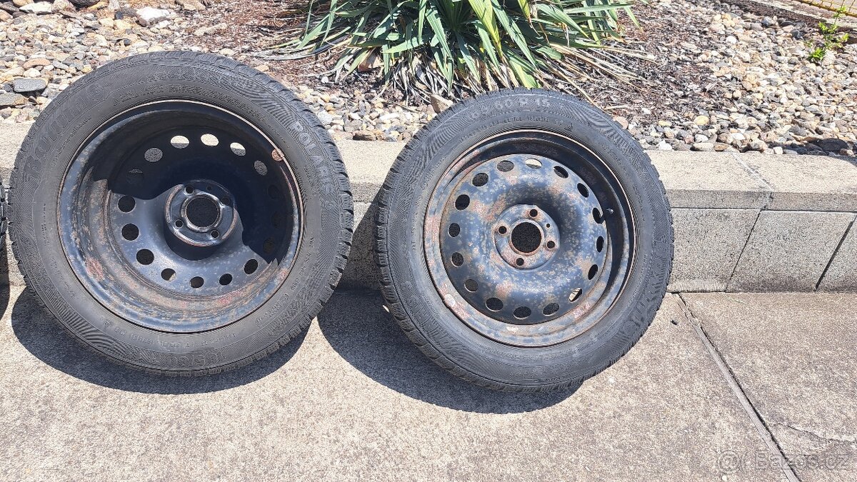 Zimní pneumatiky 2x Barum Polaris 3 185/60 , 2x Dunlop Respo