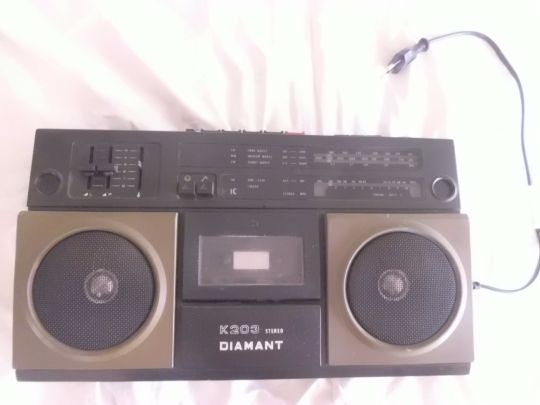 Starý Retro Radiomagnetofon TESLA K203 - DIAMANT