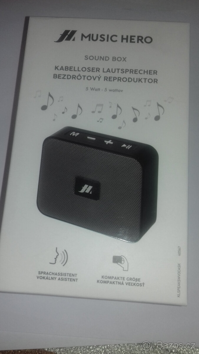 Bluetooth reproduktor Music Hero, 5W.
