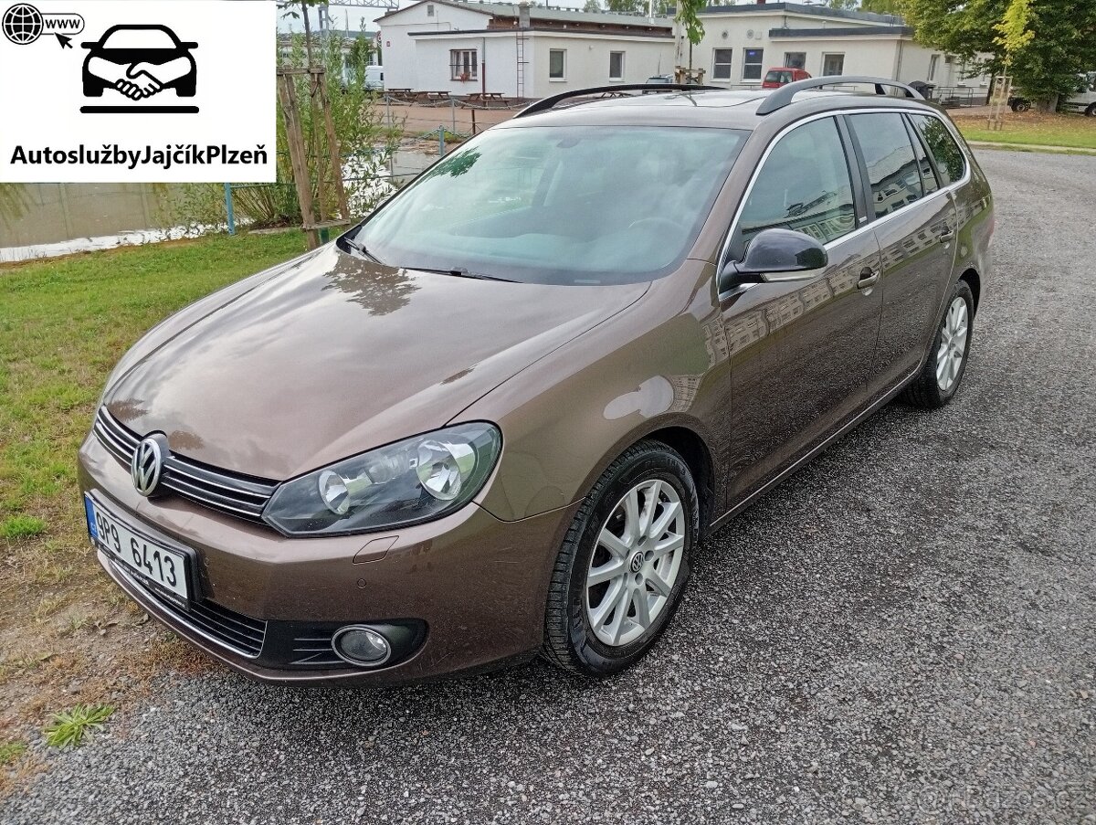 VW Golf 6 combi 2,0 103 kw 1.majitel z Německa serviska