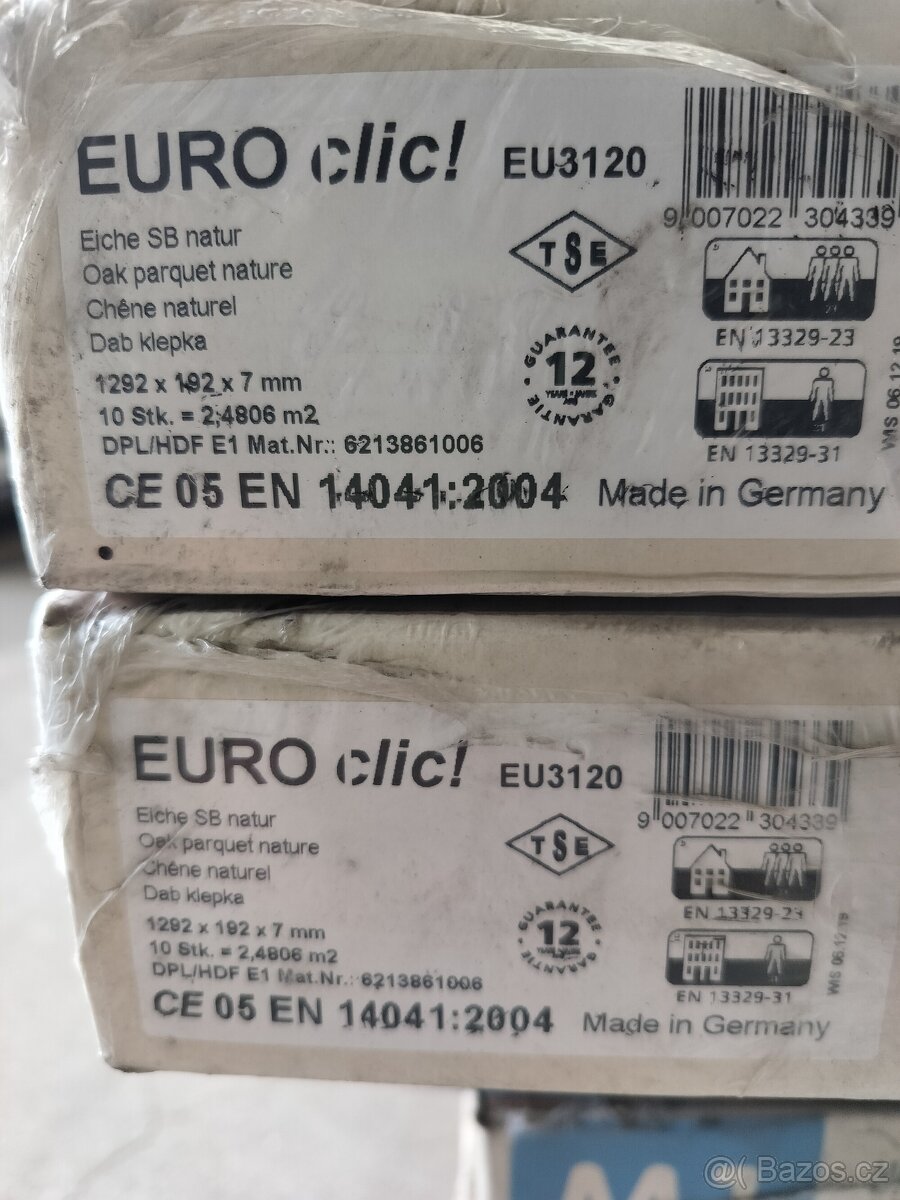 Podlaha laminátová - Euroclic Dub 3-parketa