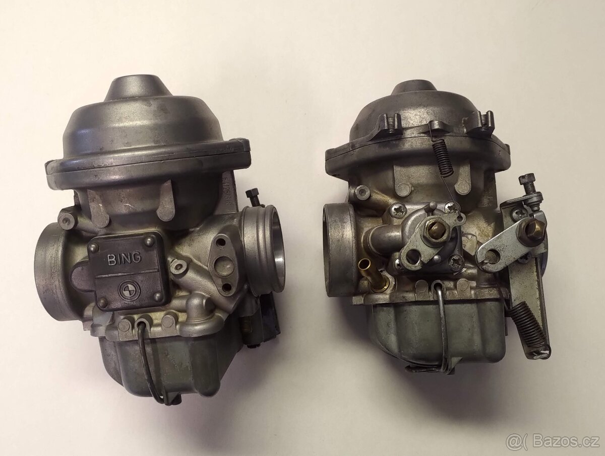 BMW R45 R65 Karburátory Bing 64/26/317 64/26/318. 1 pár.