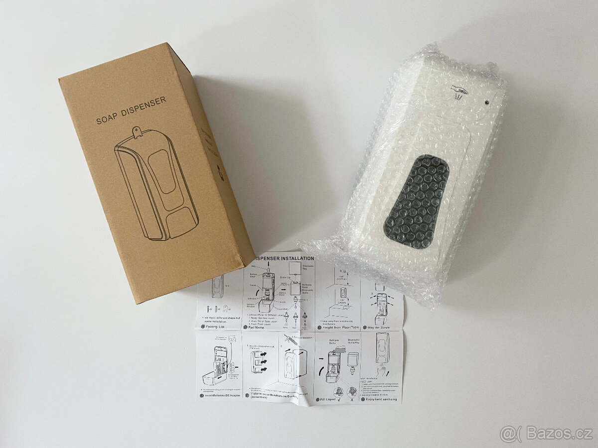 Bezkontaktní dávkovač mýdla/dezinfekce bílý 1000 ml