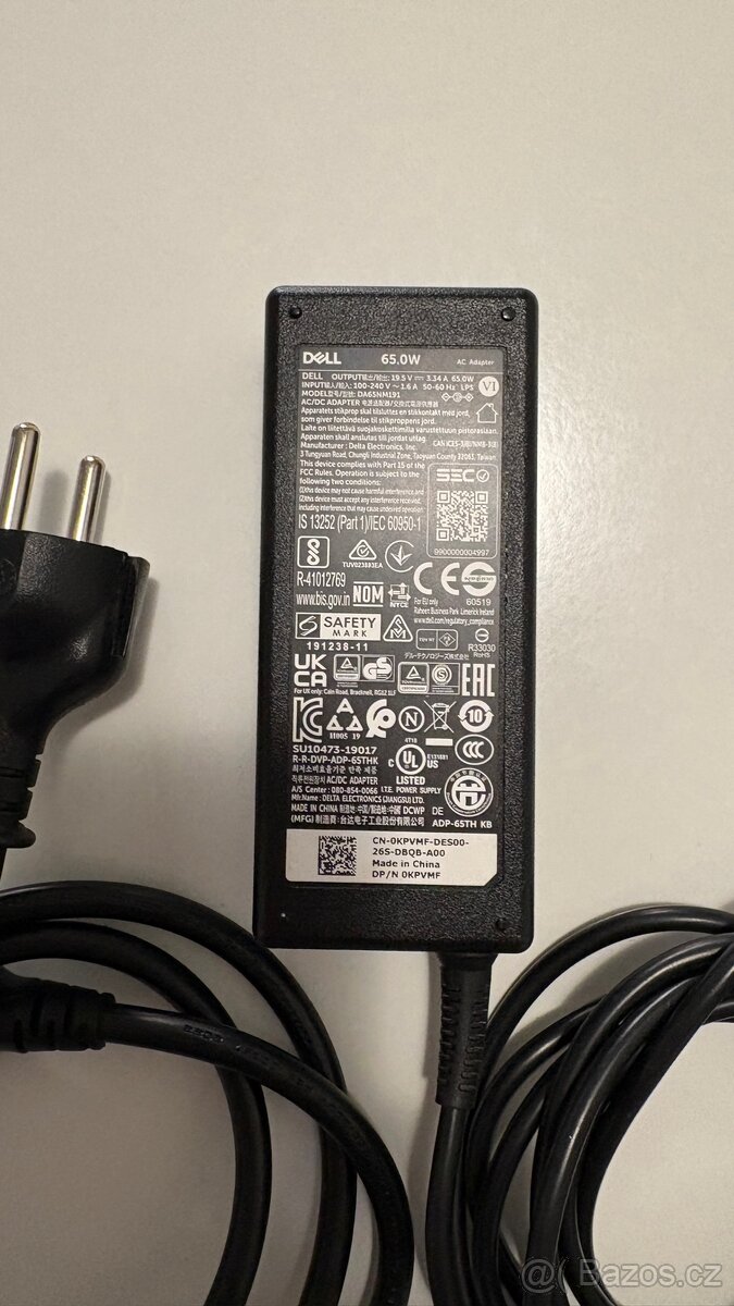 Originální nabíječi adaptér DELL 65W