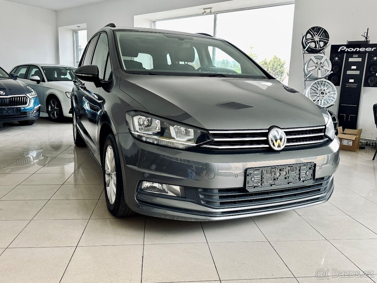 VW Touran III 1.6TDI/81Kw/2016/7-MÍST/1.MAJITEL/HEZKÝ STAV