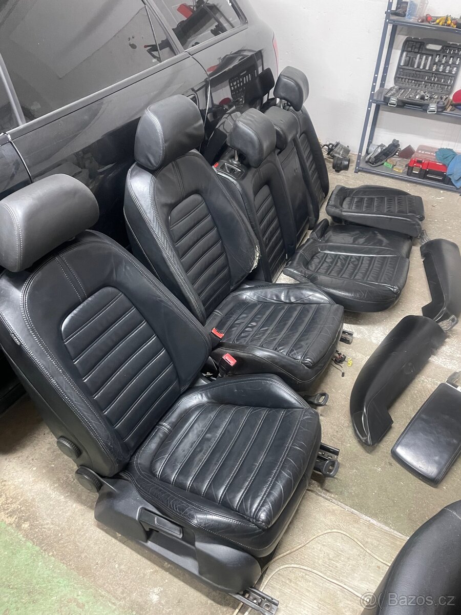 Kožené sedačky passat b6