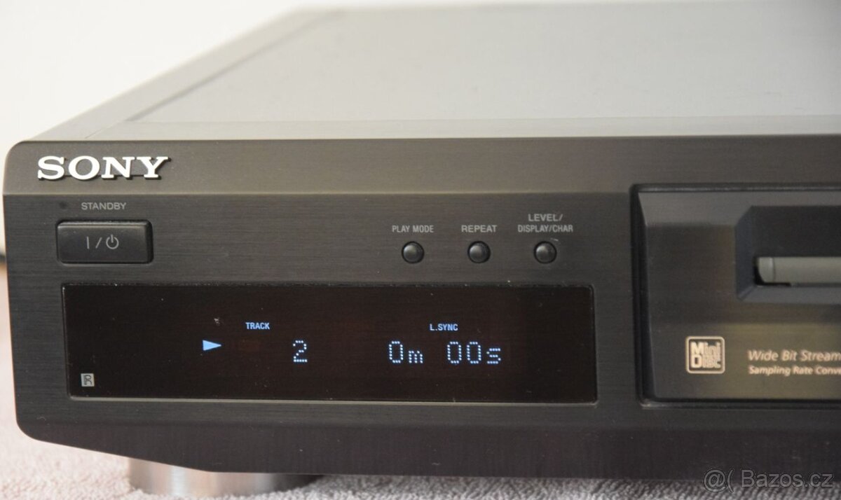 Minidisc deck SONY MDS-JE330 + 12x MD TDK, manuál