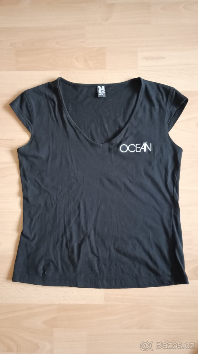 Dámské černé tričko Oceán vel. XL