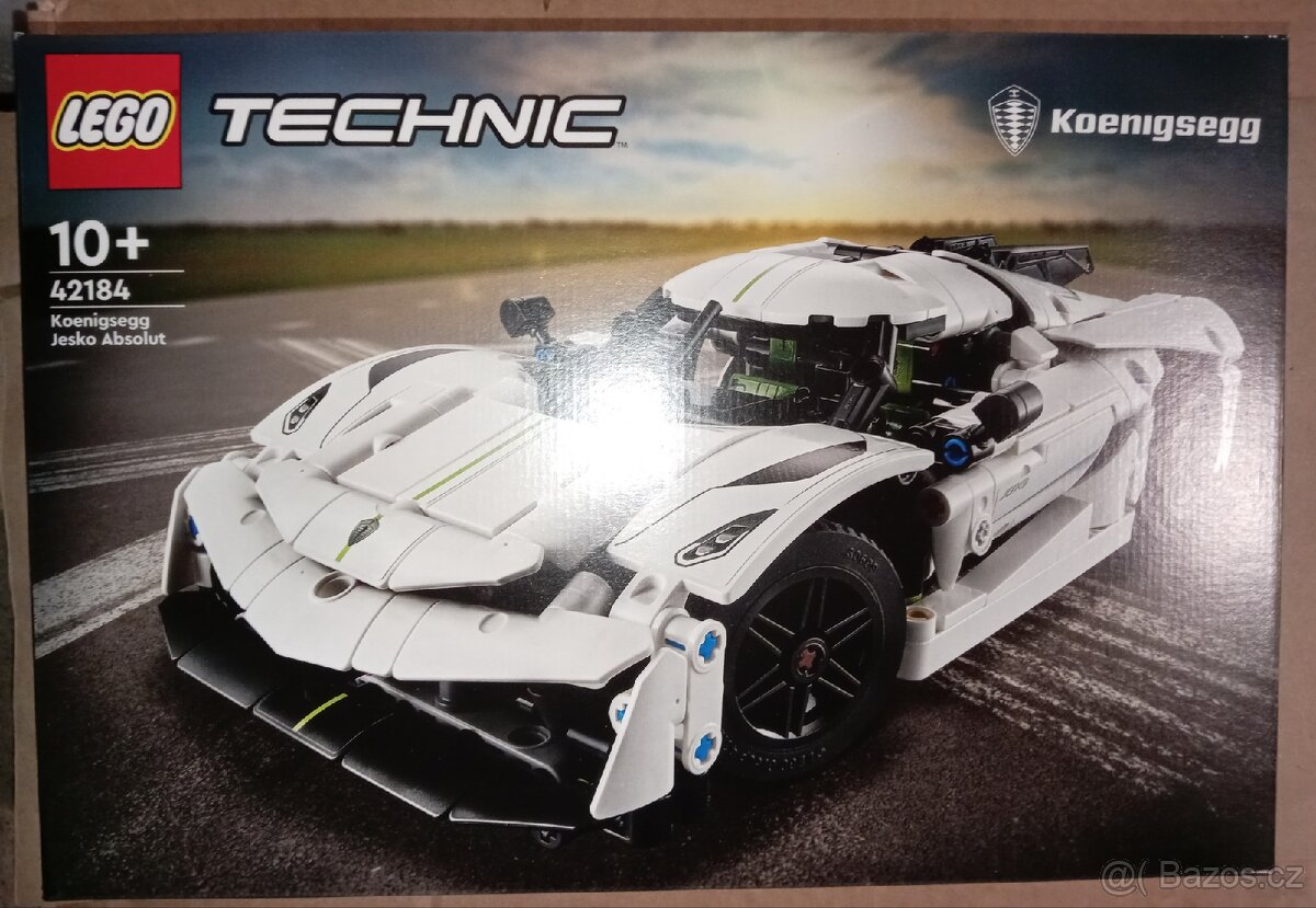 Lego Technic 42184 Bílé hyperauto Koenigsegg Jesko Absolut