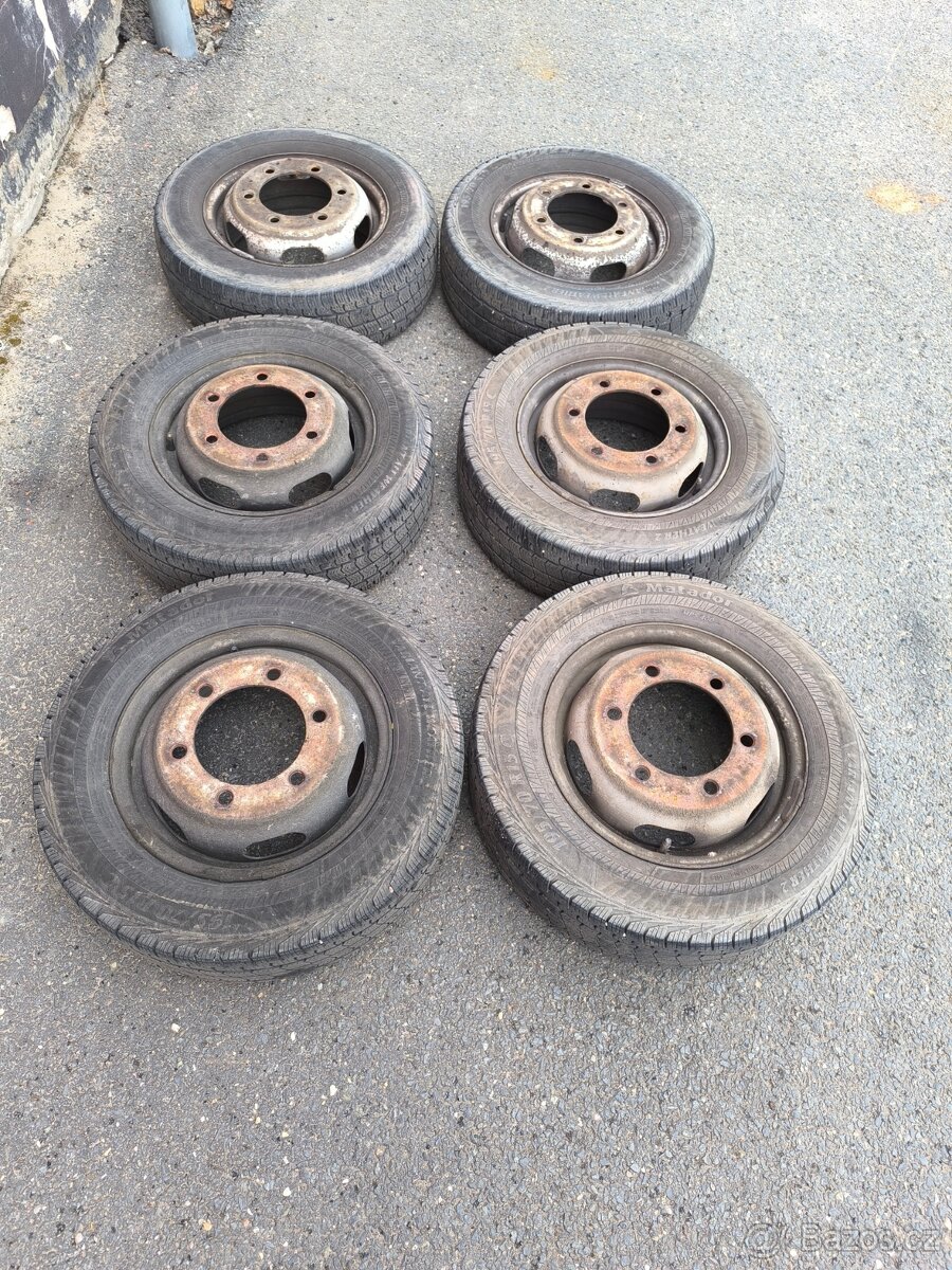 Vw Lt Disky 15" s pneu 195/70R15c Sada č.103