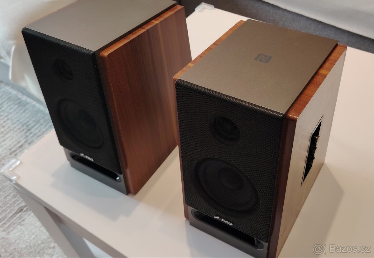 Bluetooth reproduktory Fenda F&D R25BT připojení pomocí NFC
