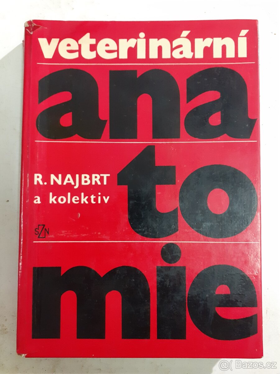 Veterinární anatomie, Radim Najbrt, 1. díl