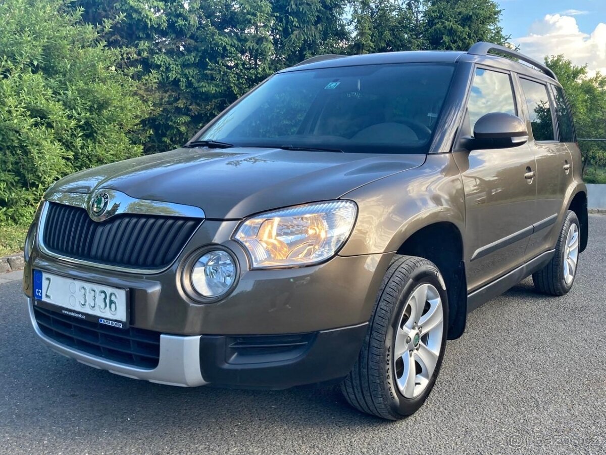 ŠKODA YETI 1.2TSi 2010 ALU, KLIMA, TAŽNÉ, 119.000km, 2x KOLA