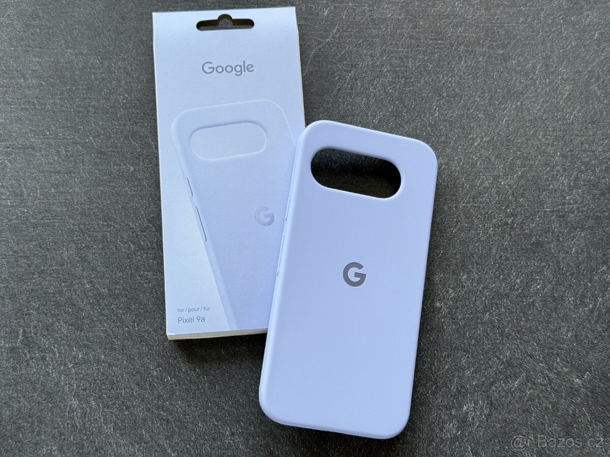 Google Pixel 9a, originální kryt, fialová barva Iris